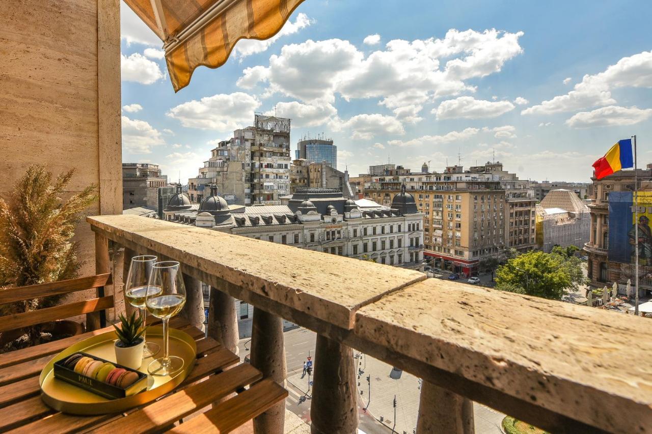 Chic Accommodation With Breathtaking Views Over Calea Victoriei - Your Central Heaven Bukarest Eksteriør billede